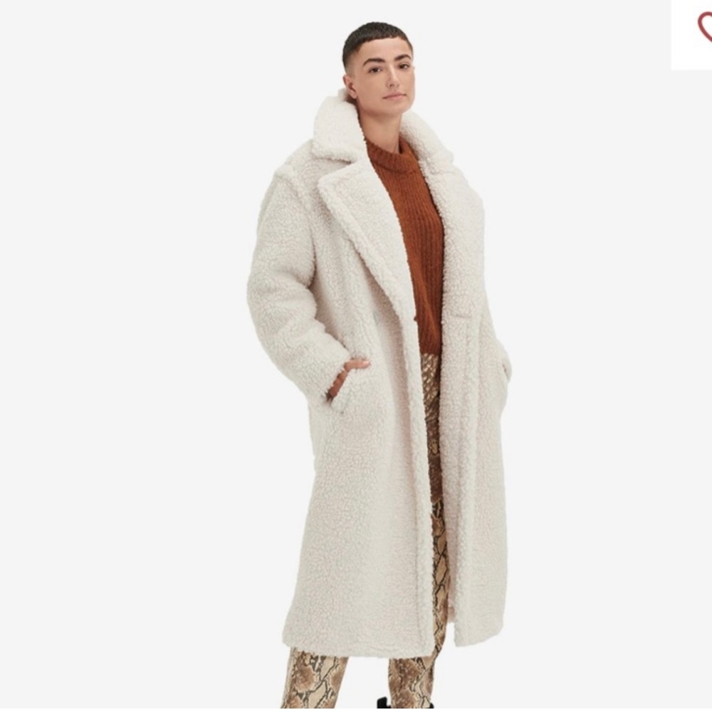 UGG GERTRUDE LONG TEDDY COAT